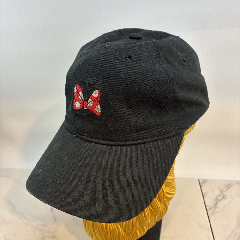 Disney's Minnie Mouse Women's Embroidered‎ Bow Baseball Cap